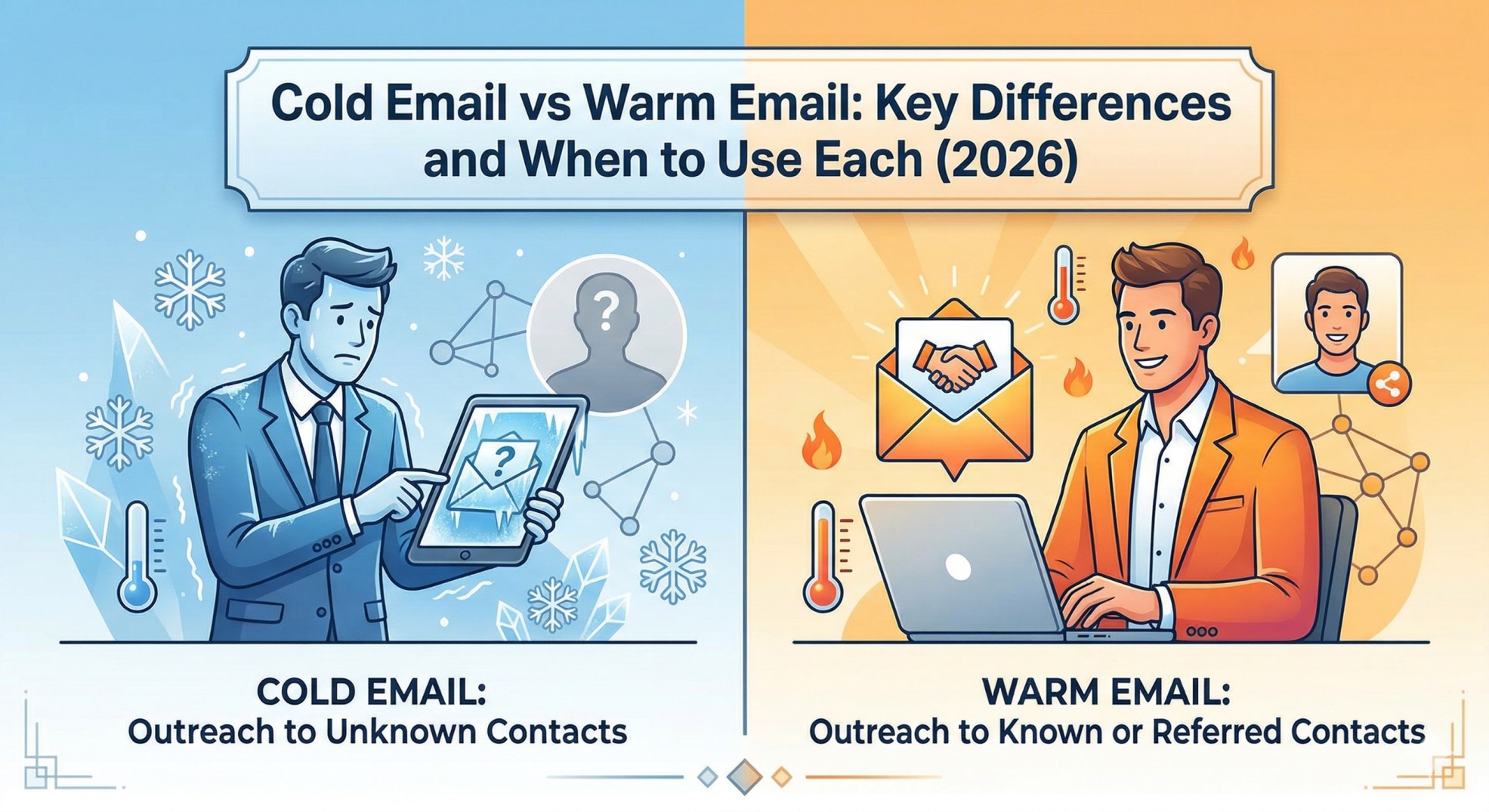 Cold Email vs Warm Email: Key Differences and When to Use Each (2026)